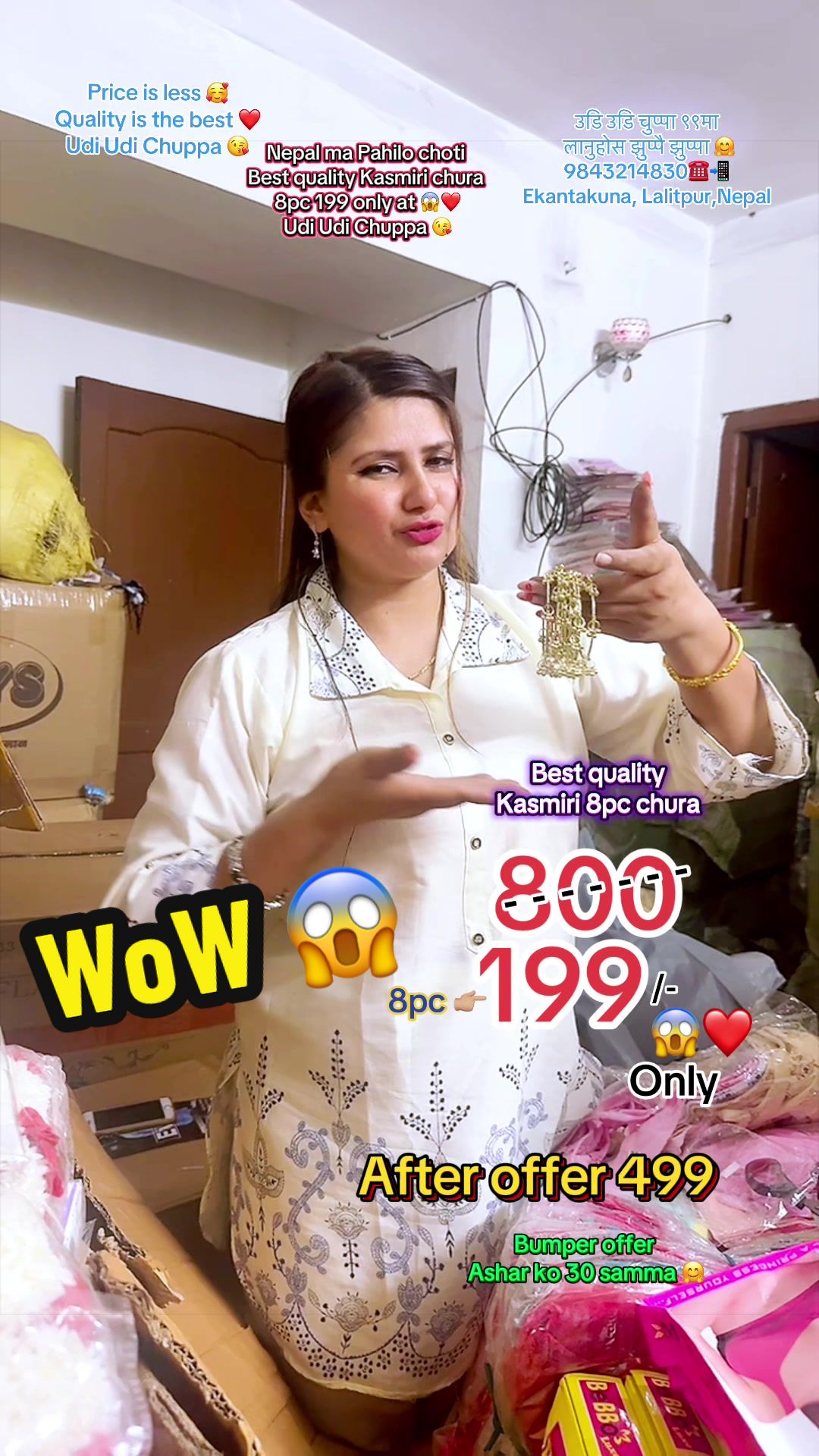 @Udi Udi Chuppa😘Alina Baskota