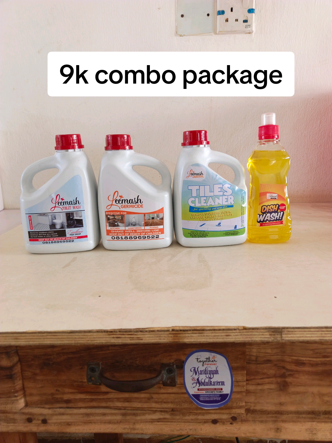 @Leemash cleaning products