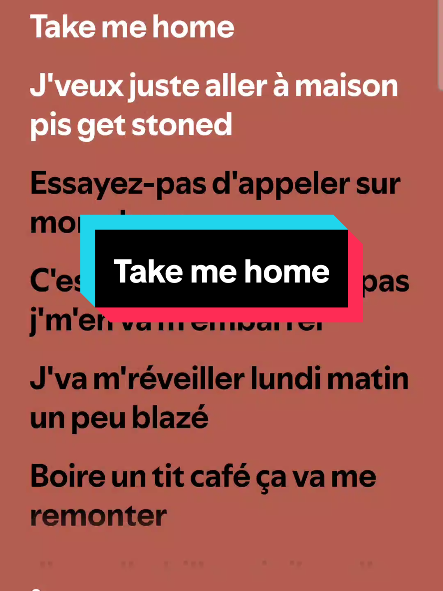 @Parole des chansons