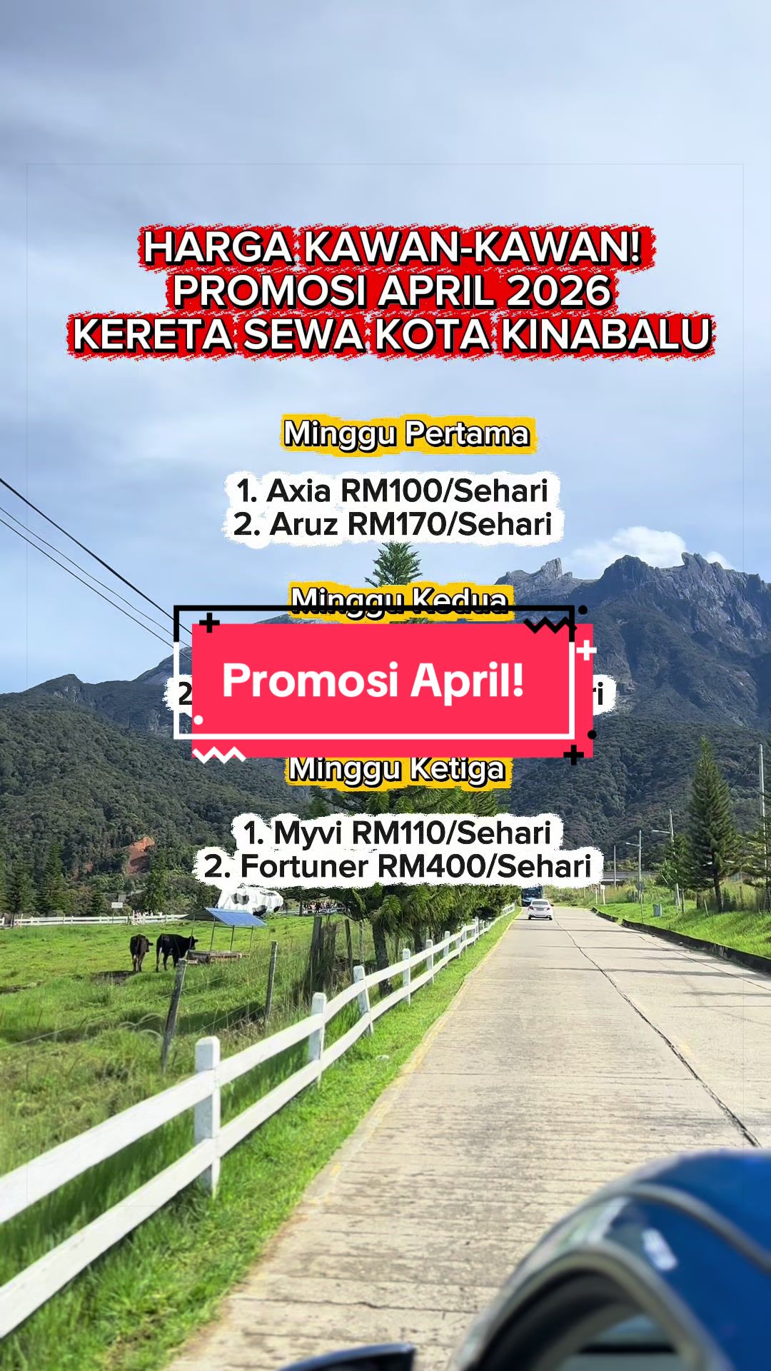 @Car Rental | Tour | Sabah
