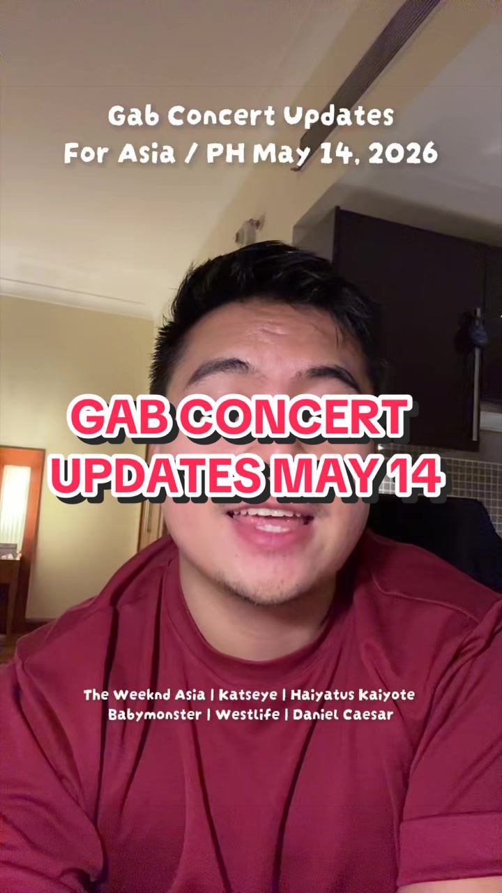@Gab 🇵🇭 | PH Concert Updates