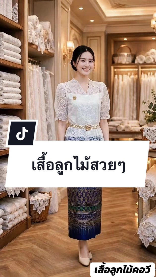 @เสื้อลูกไม้ PK&พรรณรายโบ๊เบ๊