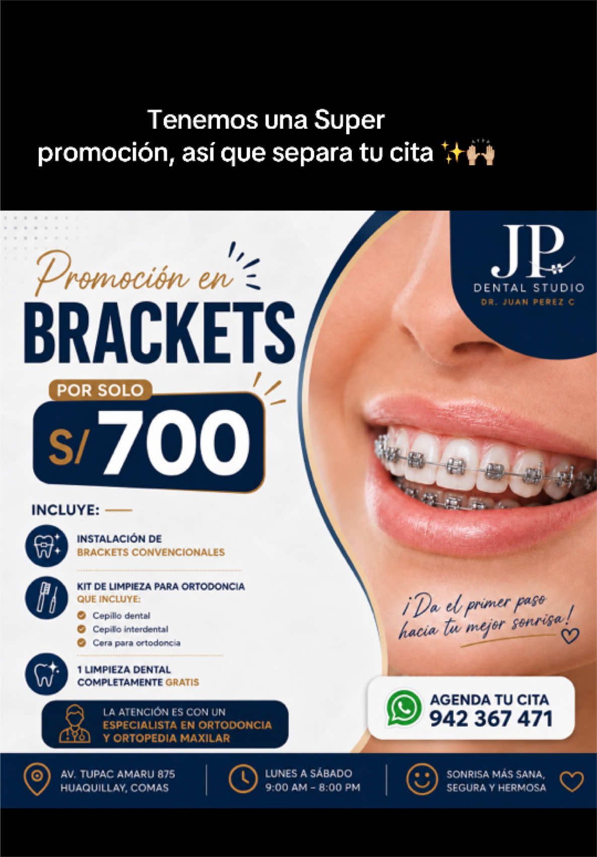 @Dr. Juan Perez | Ortodoncista