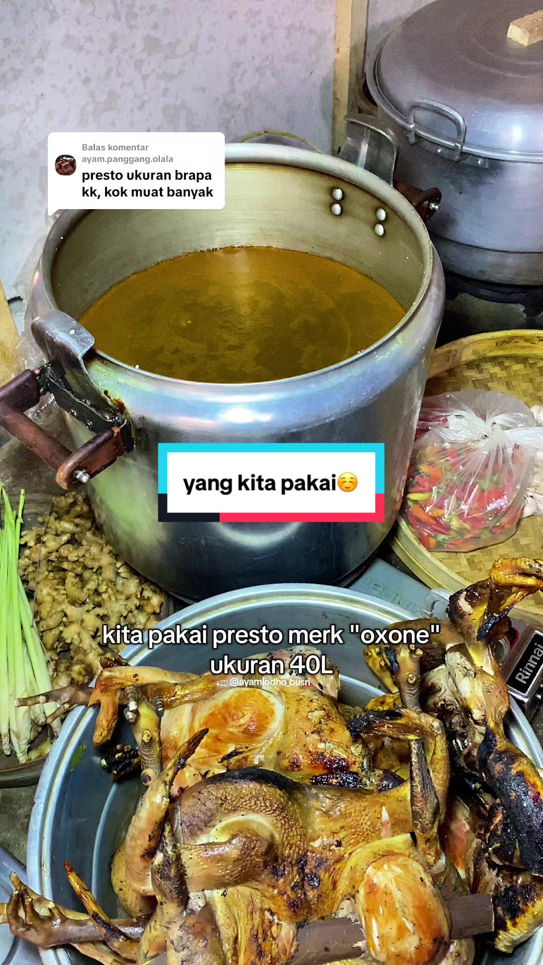 @Ayam Lodho Bu Sri