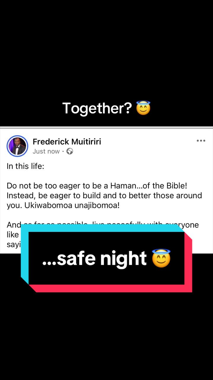 @Fred Muitiriri