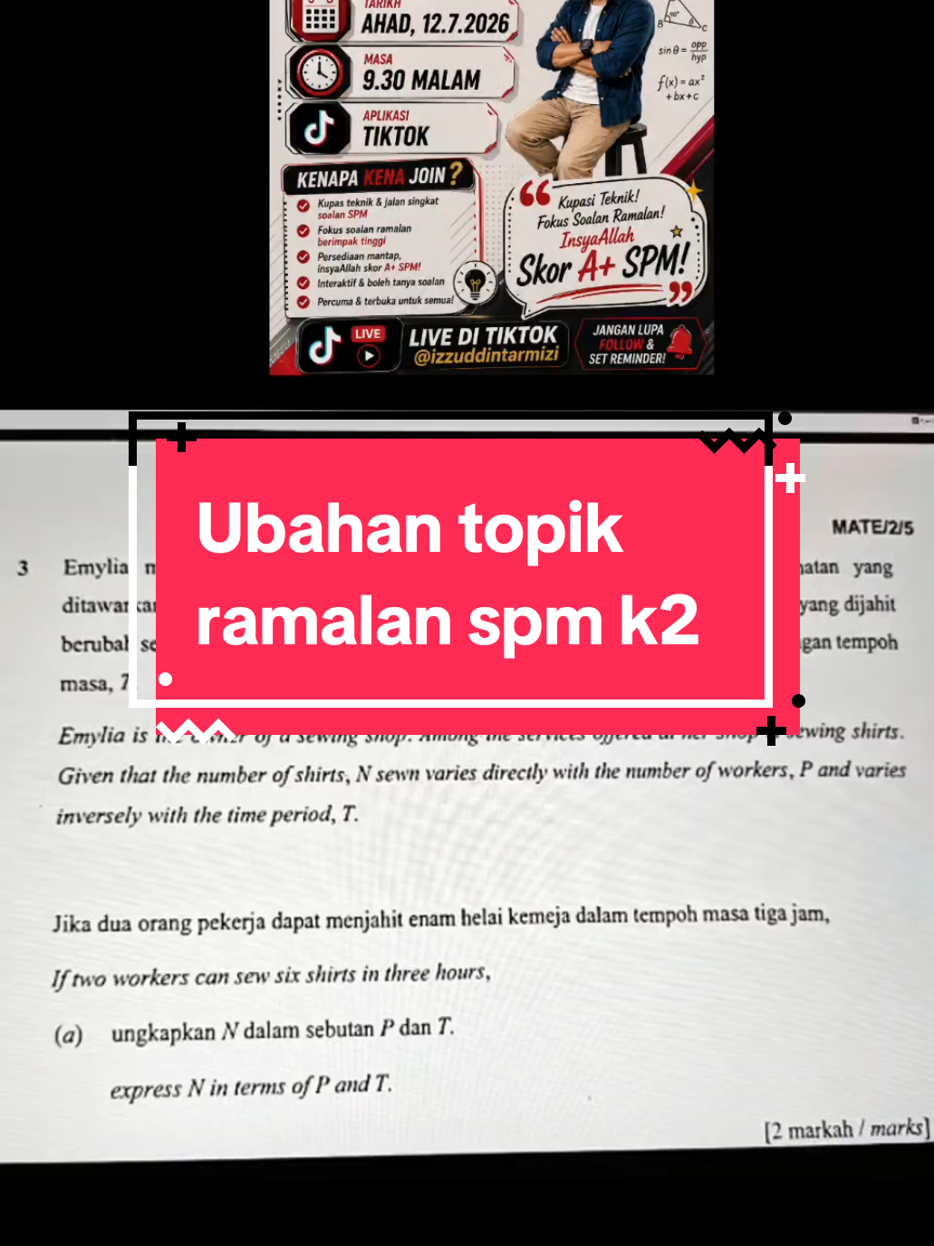 @IZZUDDIN TARMIZI