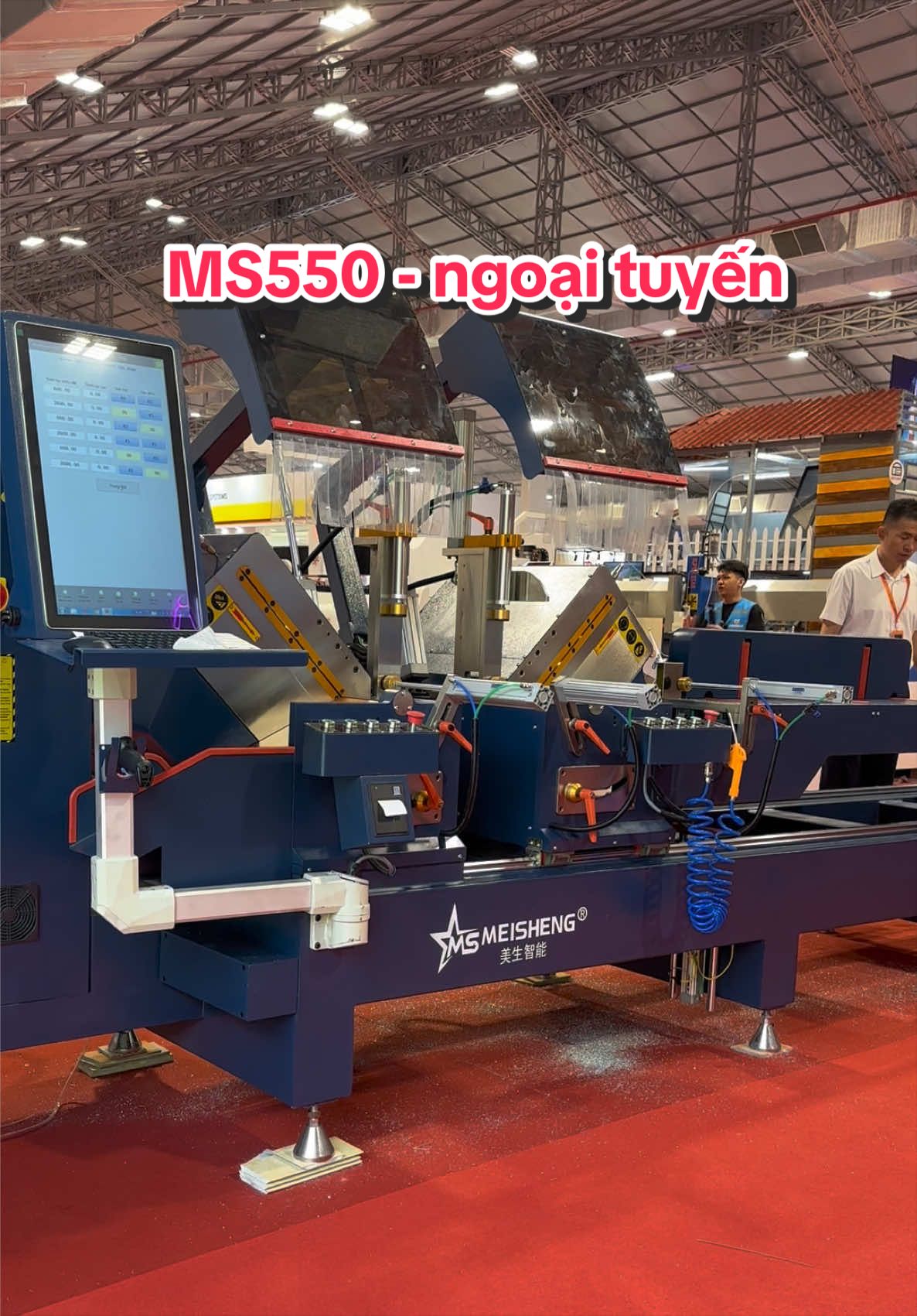 @Khải Máy cắt nhôm Meisheng