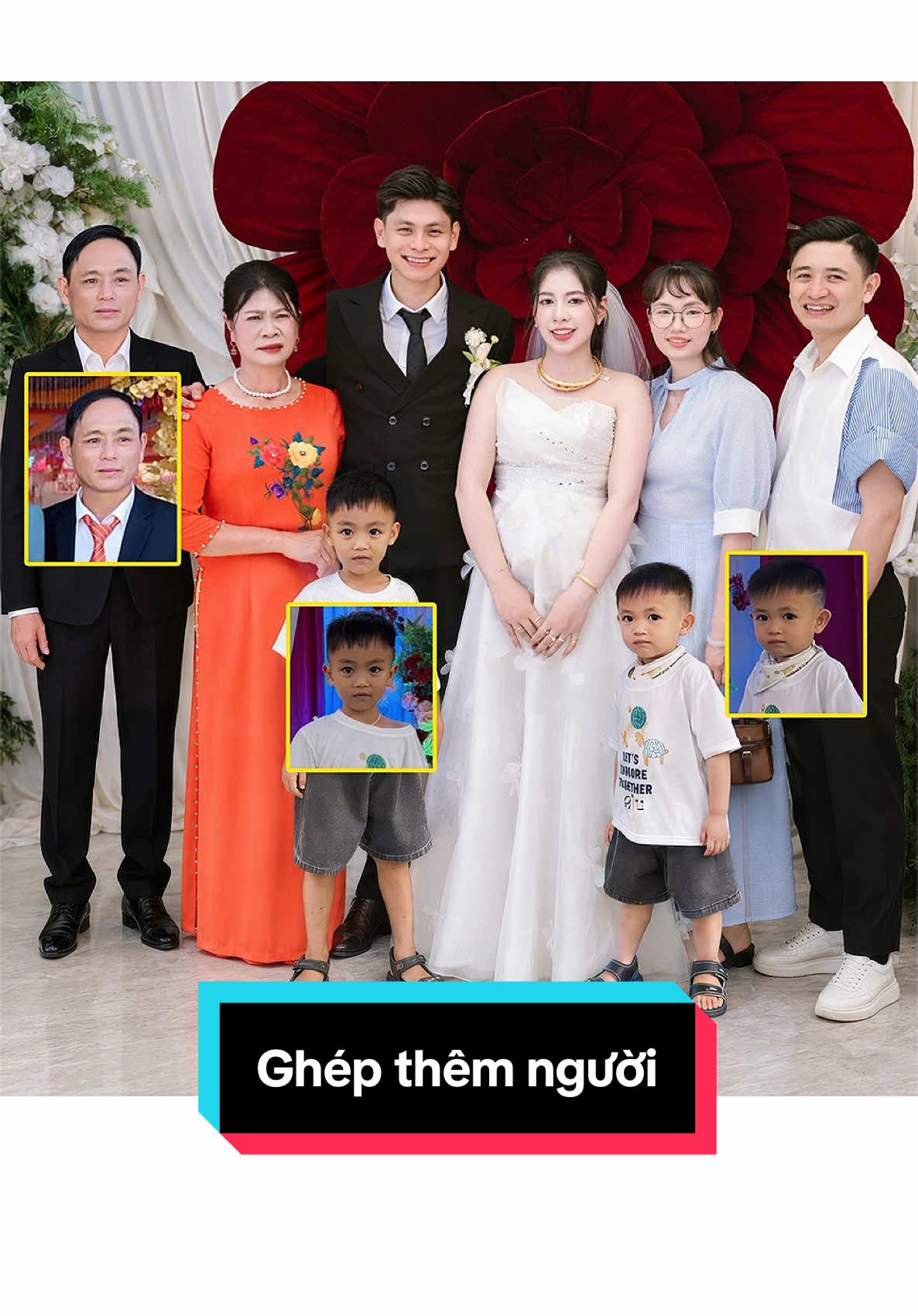 @Ghép ảnh Gia Đình - Ảnh Cưới
