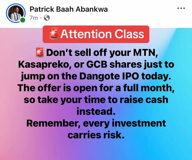 @Ghana&rsquo;s No.1 Financial planner