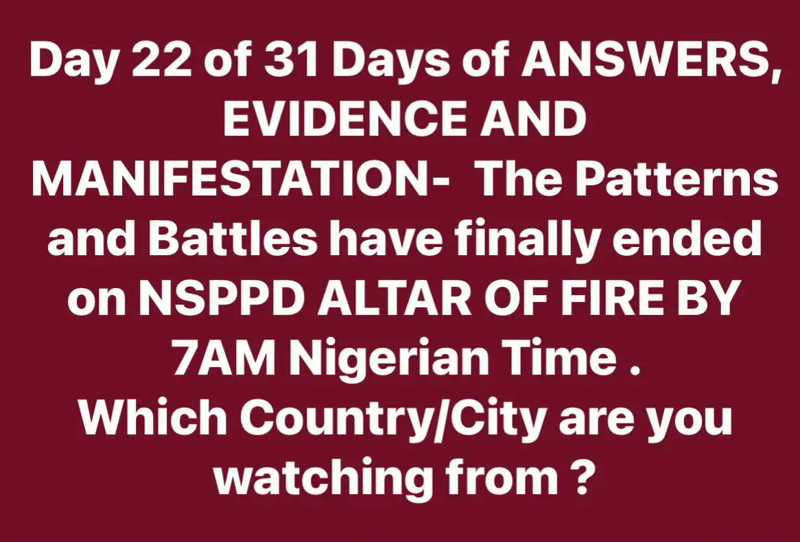 @Pastor Jerry Eze