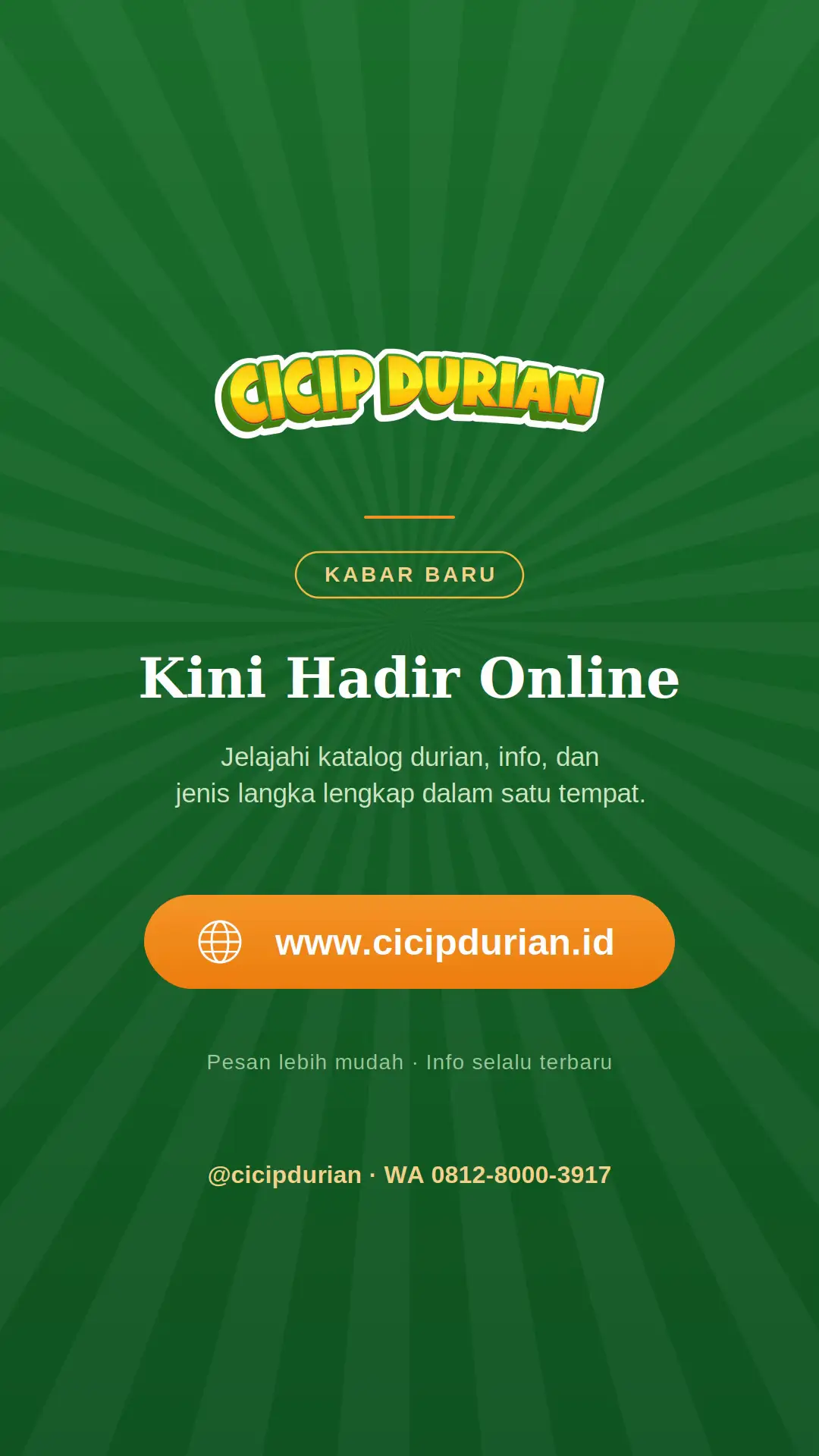 @CICIP DURIAN