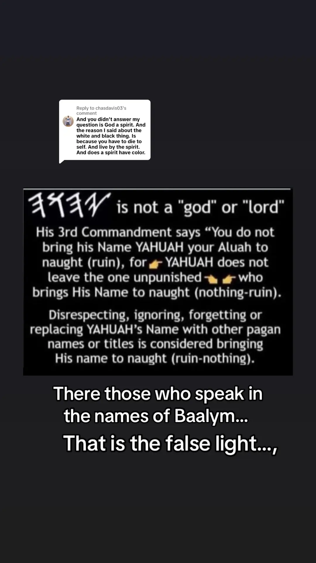 @Yahusha the man