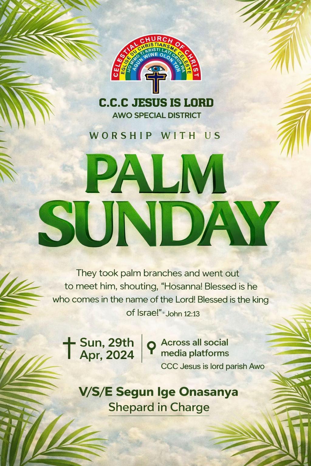 @CCC JESUS IS LORD AWO