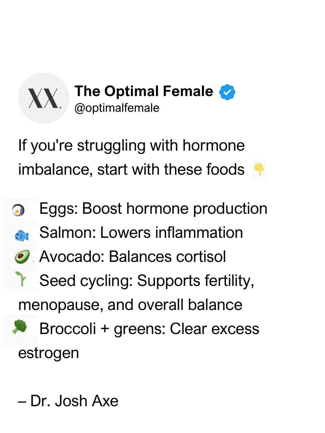 @The Optimal Female