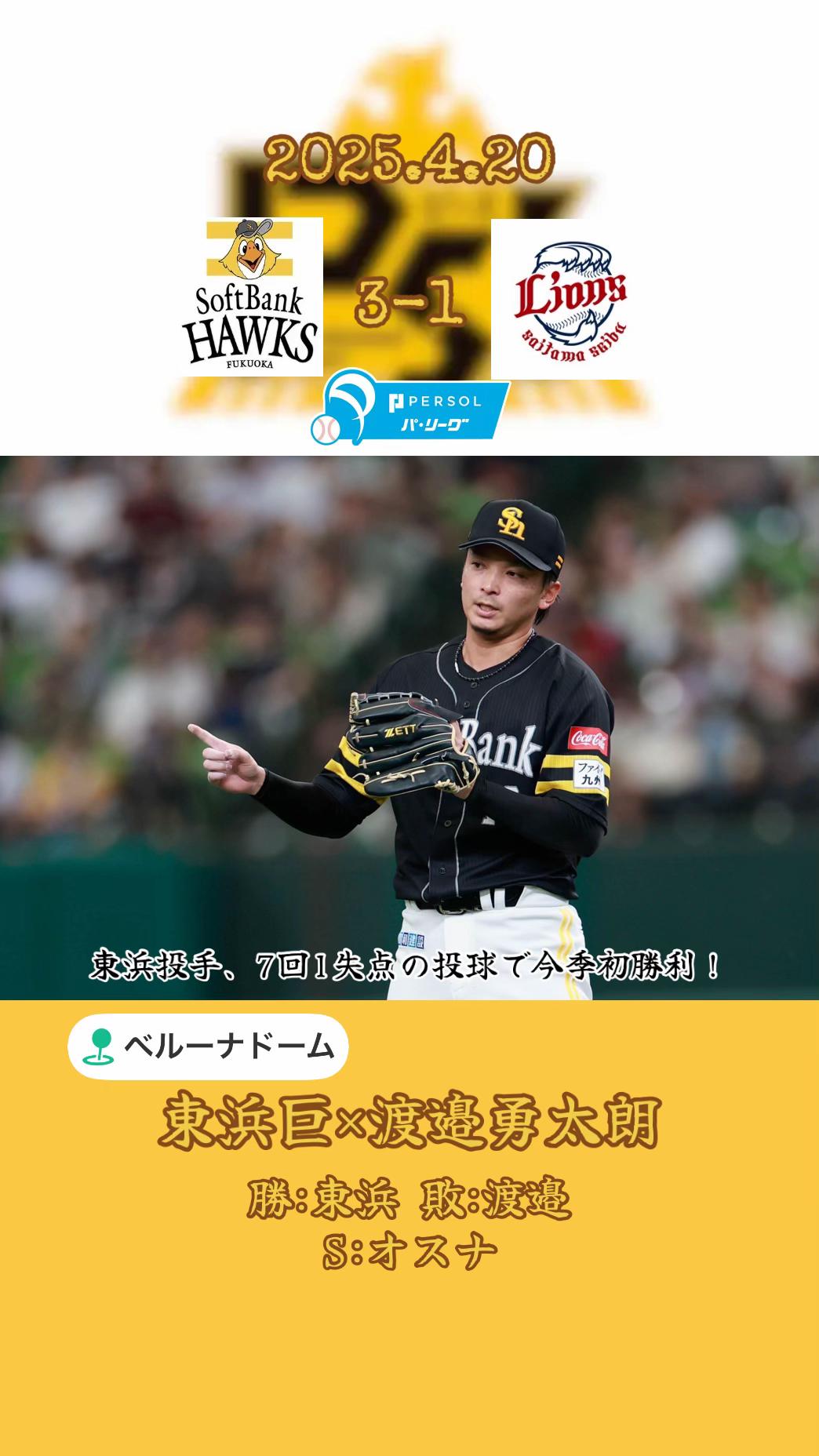 @熱鷹ホークス