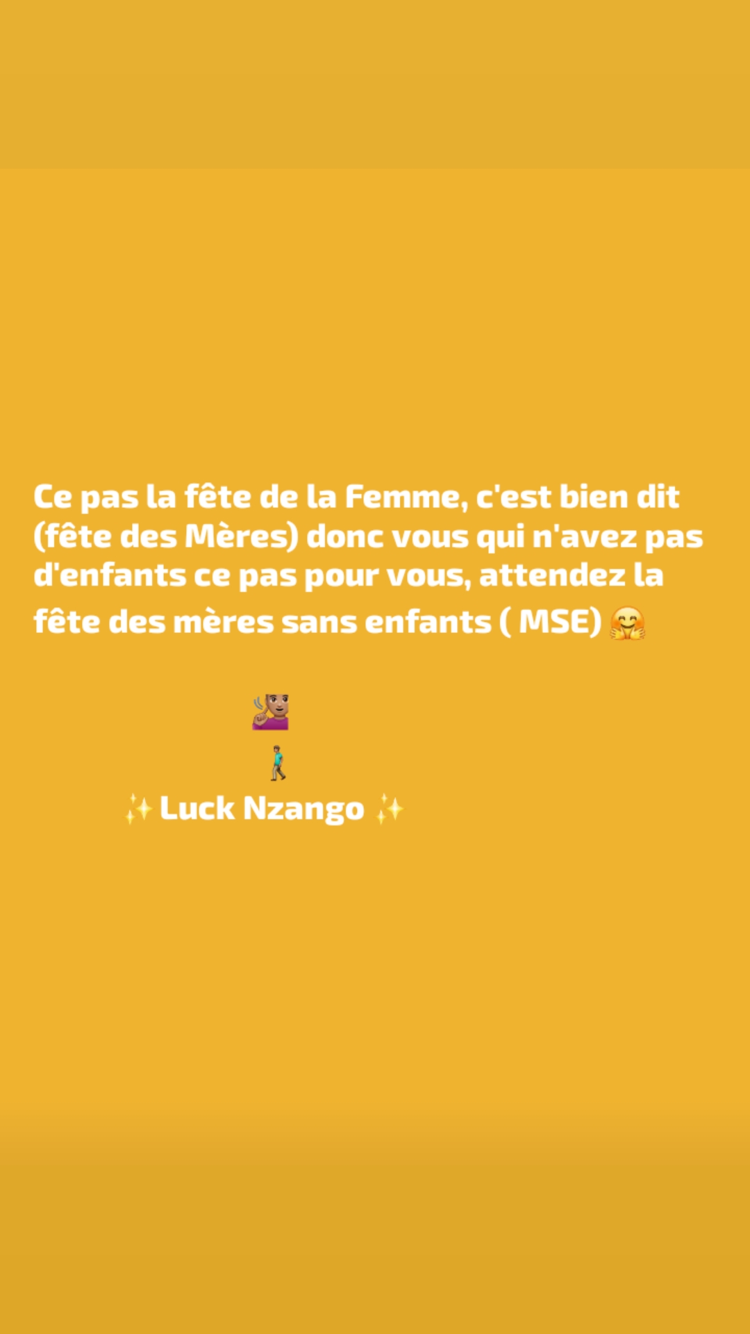 @Luck Nzango puissant