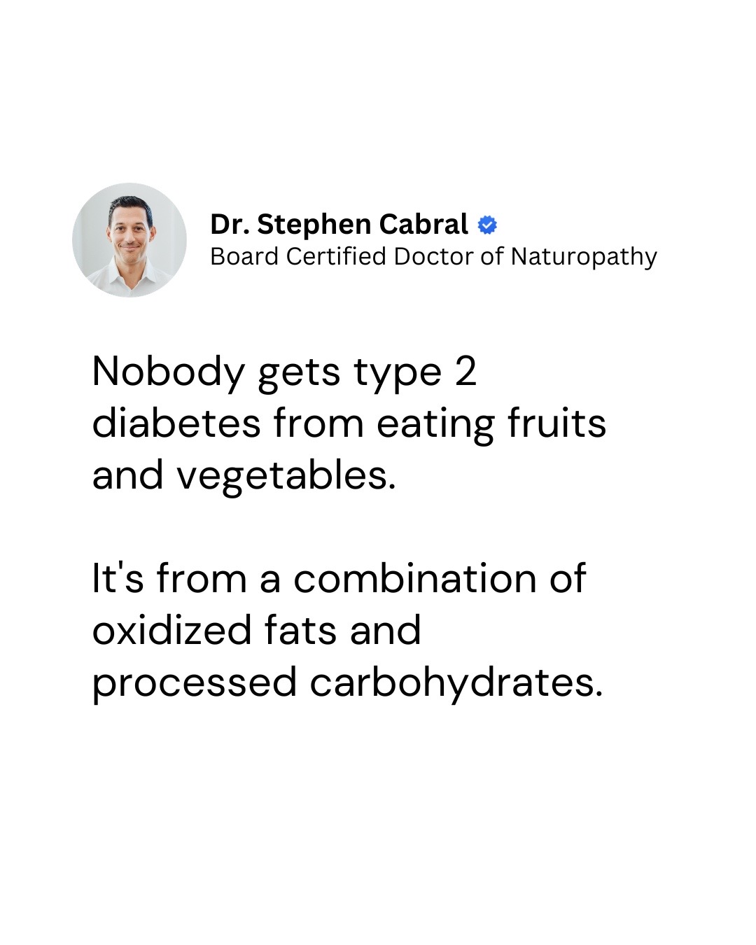 @Dr. Stephen Cabral