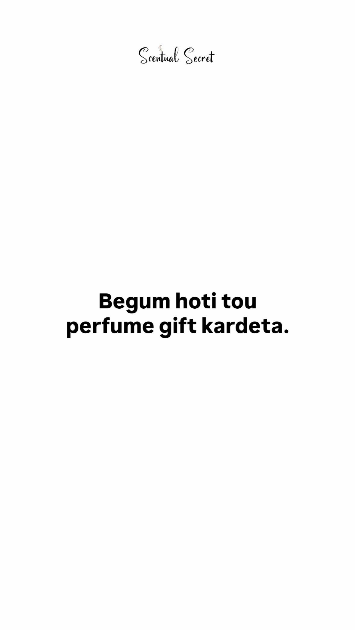 @Scentual Secret
