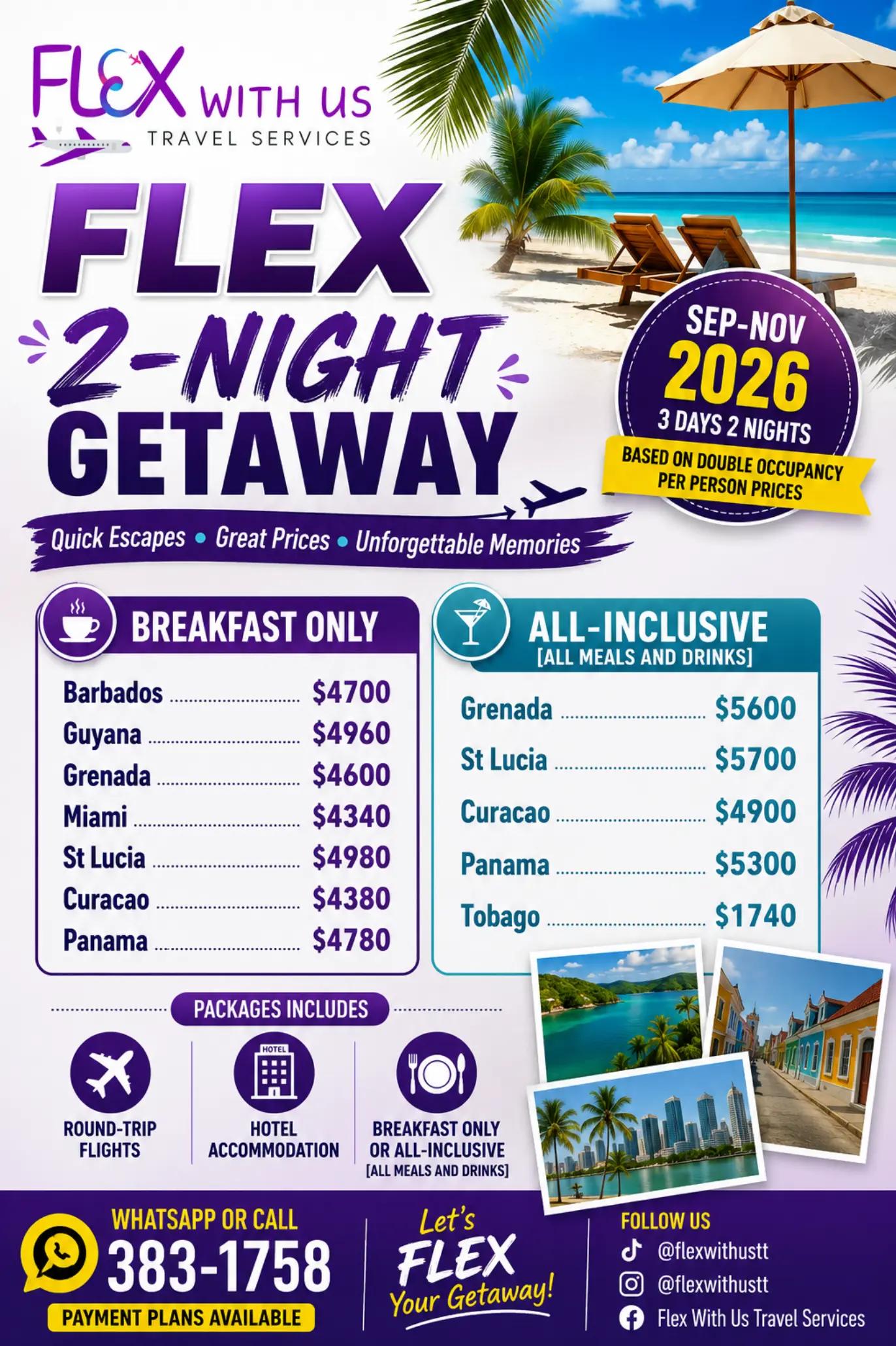 @Flex With Us Travel Services