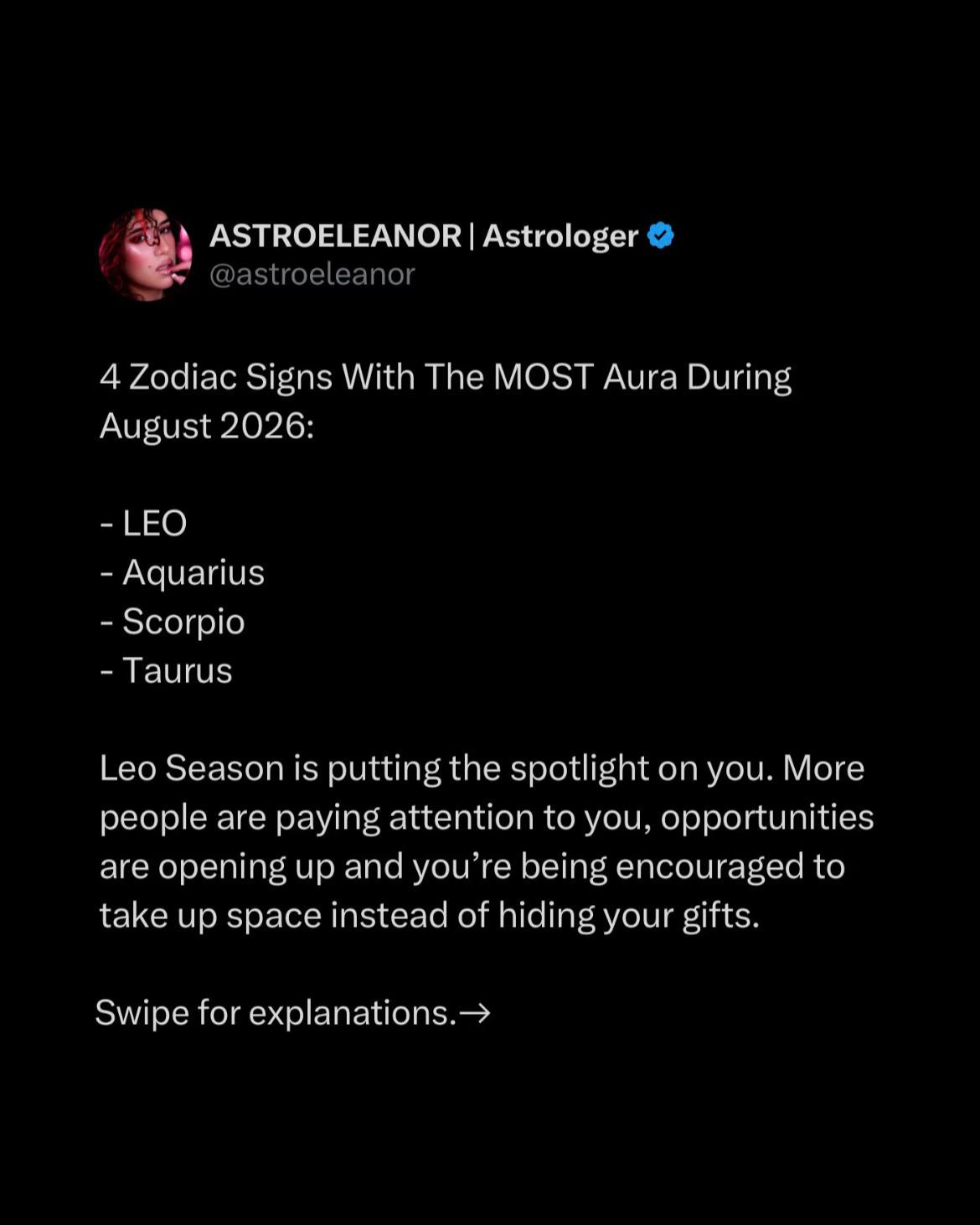 @ASTRO ELEANOR | Astrologer
