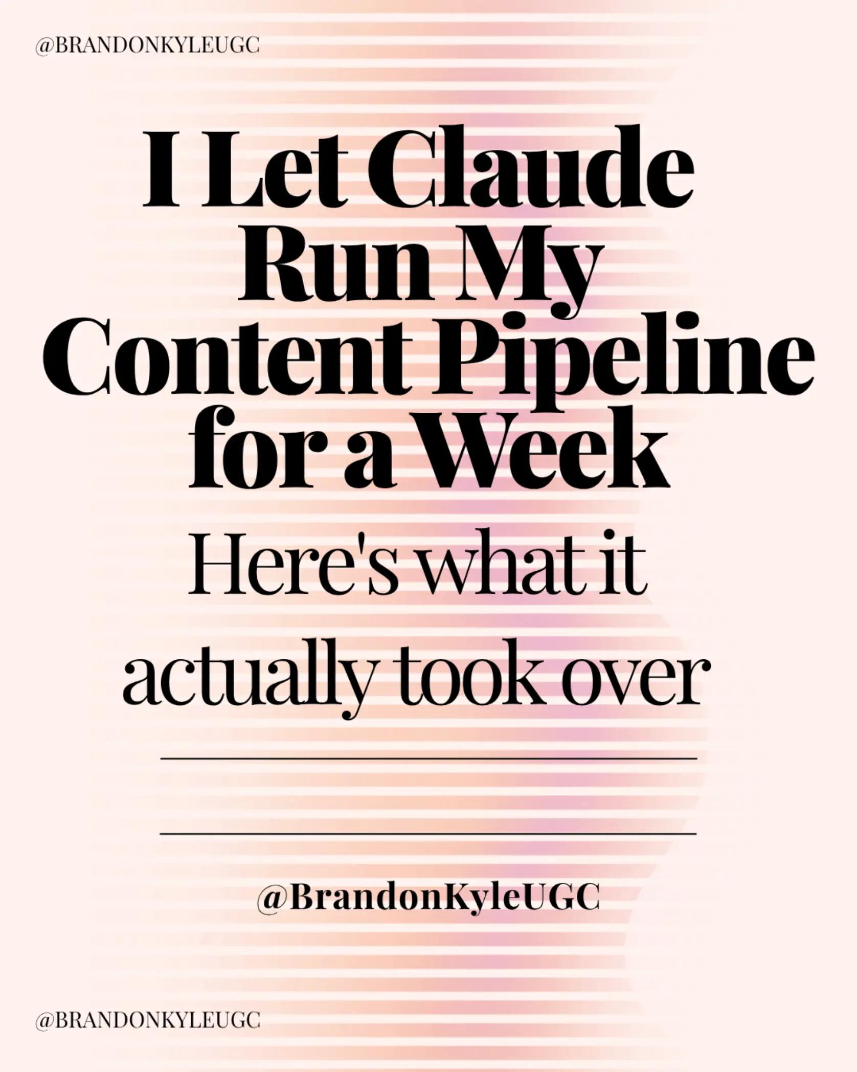 @Brandon - UGC Content Creator
