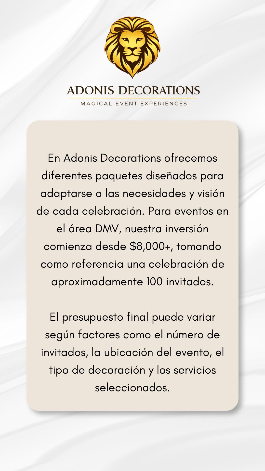@Adonis Decorations LLC