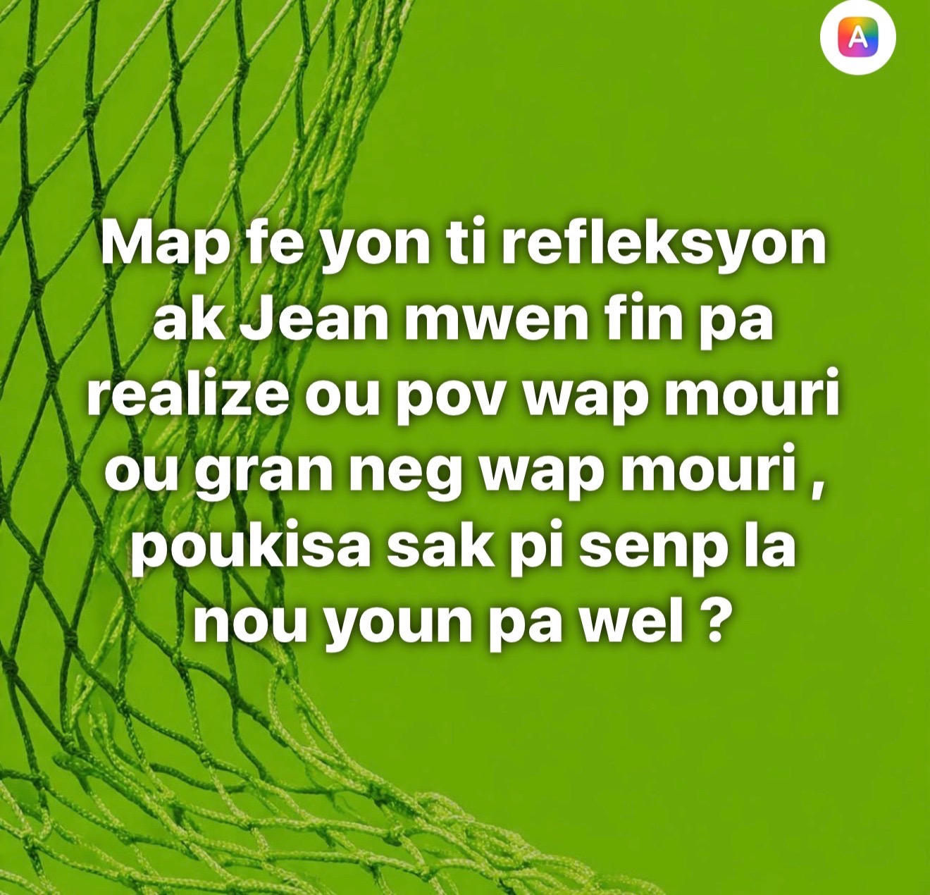 @Jean Marie