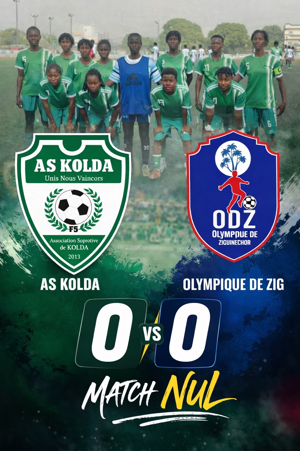 @AS Kolda féminine 💚🤍