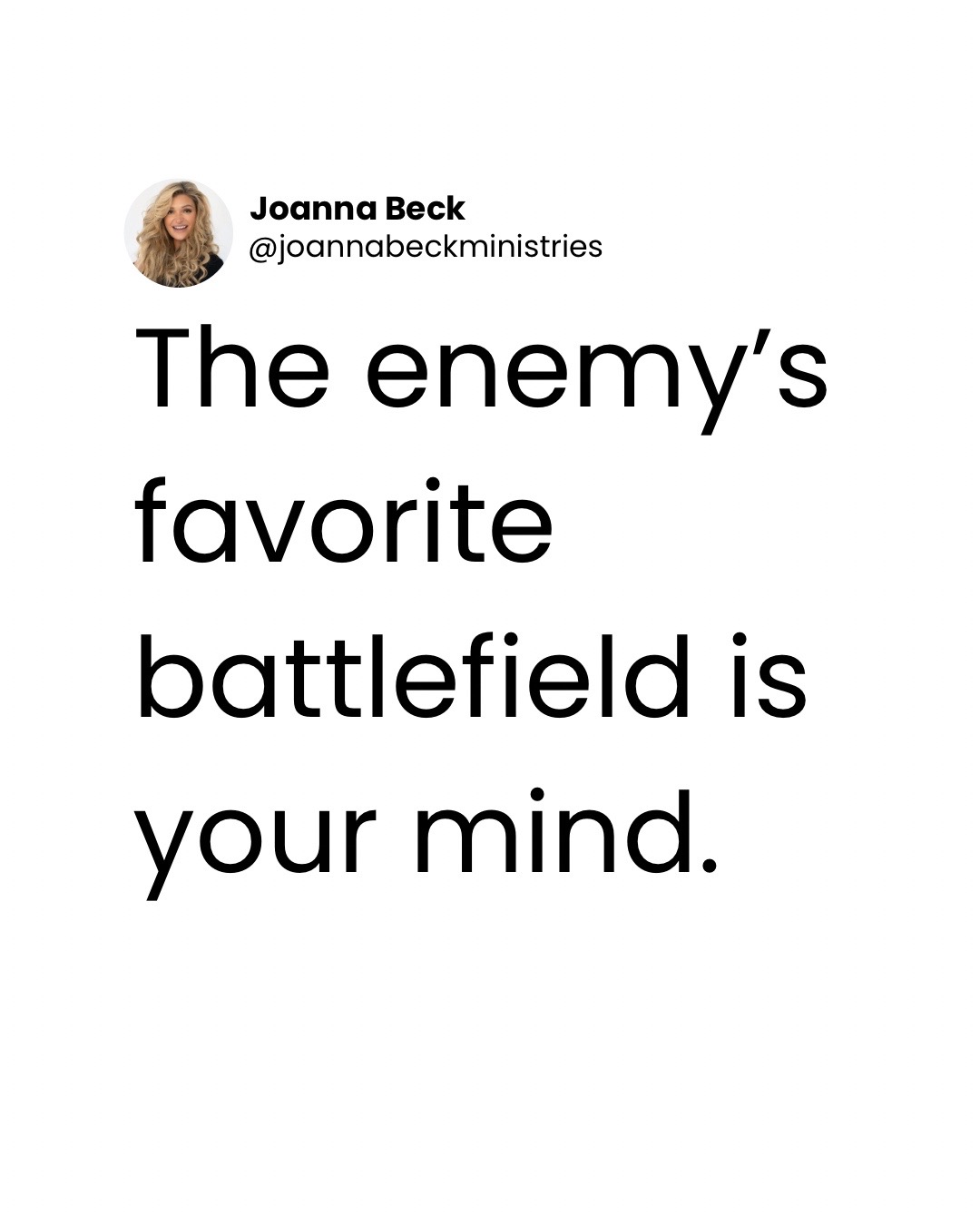 @Joanna Beck Ministries
