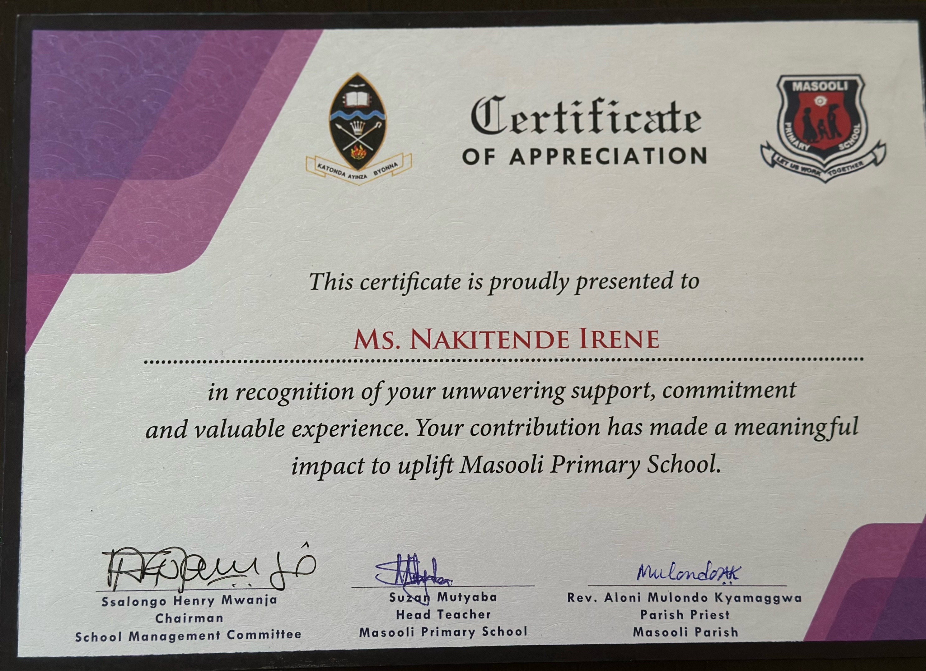 @Irene Nakitende