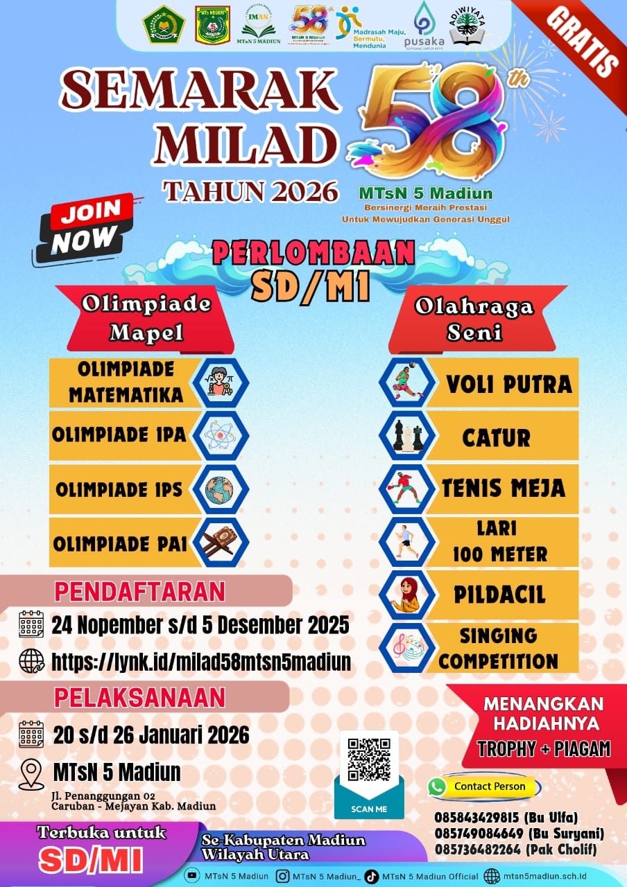 @MTsN&ensp;5&ensp;Madiun&ensp;Official