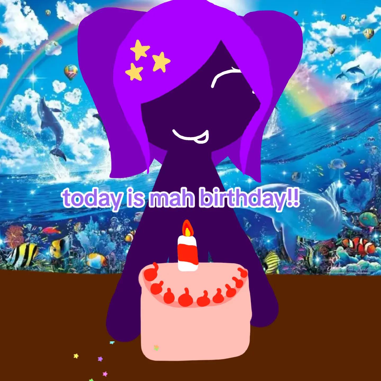 @Dark purple • following