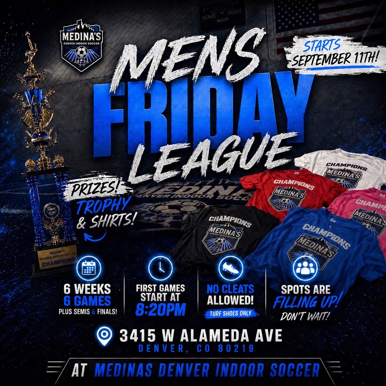 @Medina’s Denver Indoor Soccer