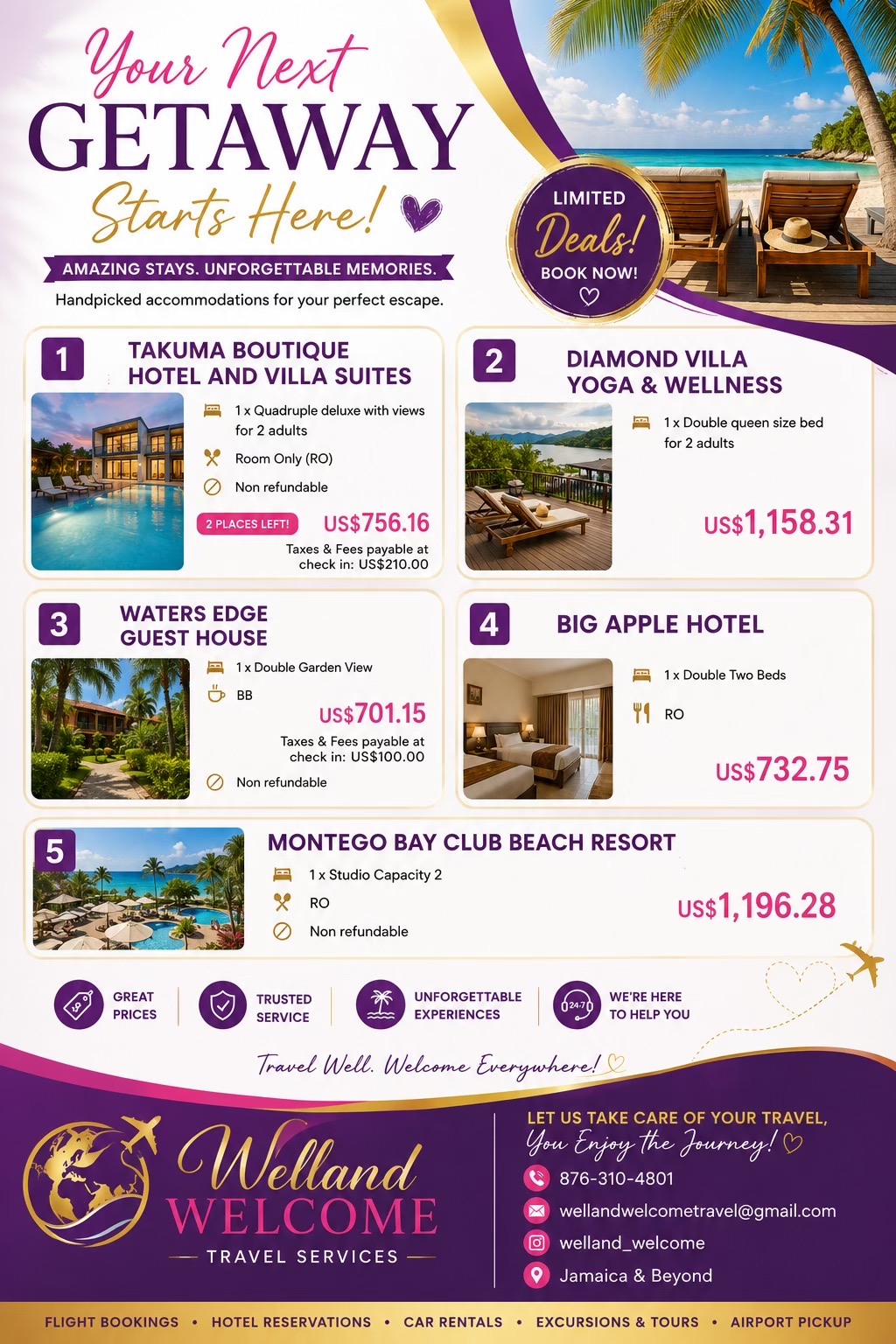 @Shavel Phillips |Travel & Earn