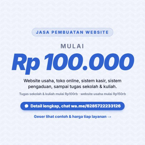 @Jasa Pembuatan Website | G-Dev