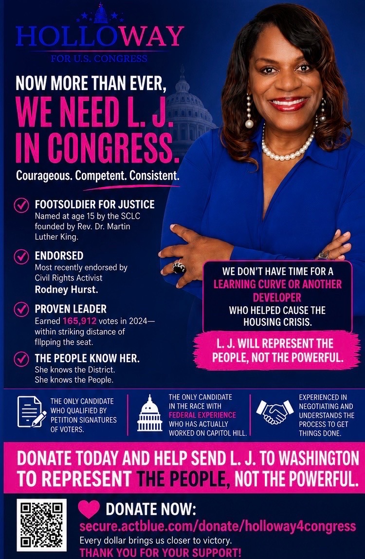 @LjHollowayforCongress