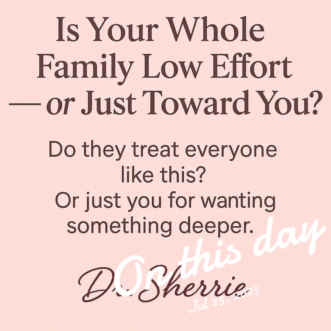 @Dr. Sherrie