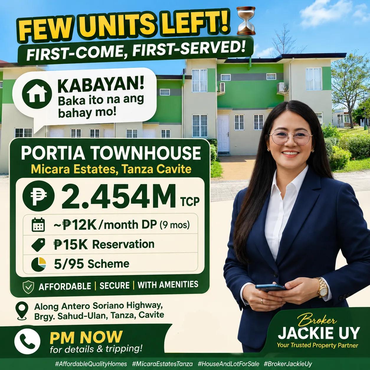 @Jackie Uy, REB