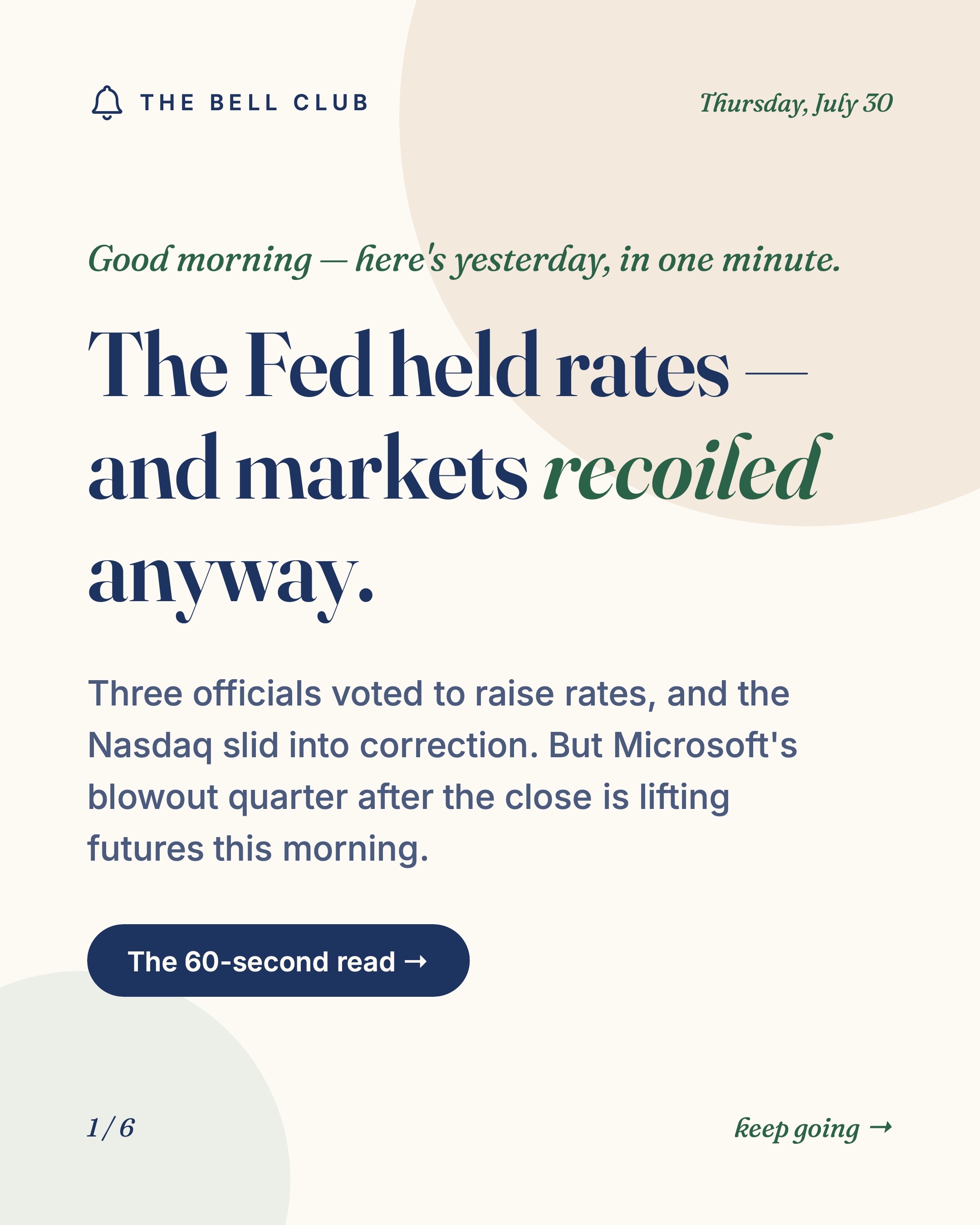 @Kristen Zisek | Market Updates
