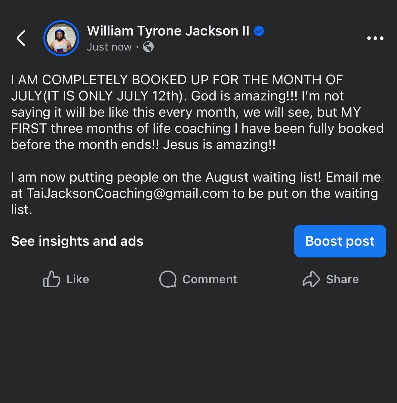 @Tai Jackson