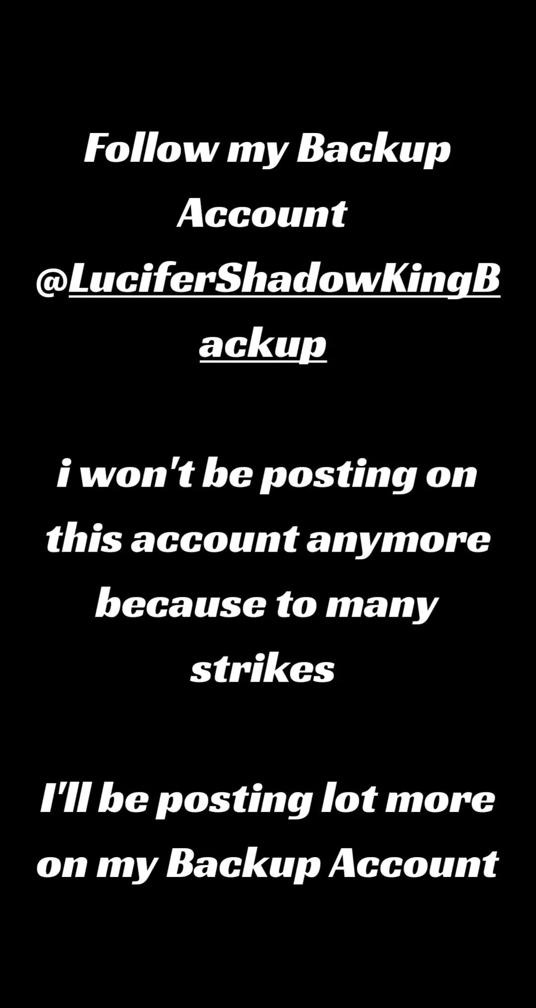 @Lucifer "Shadow King"