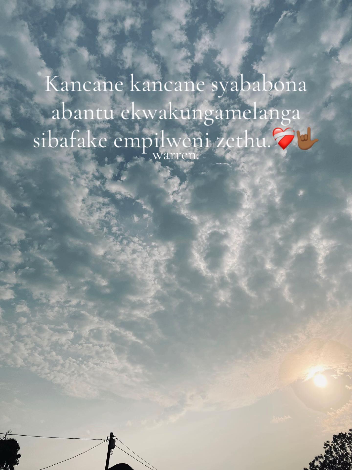 @Sanele Wariza Vilakazi
