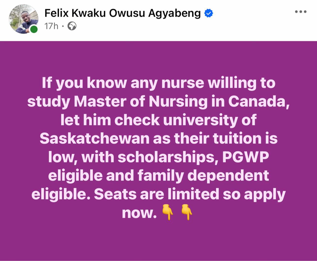 @Felix Agyabeng