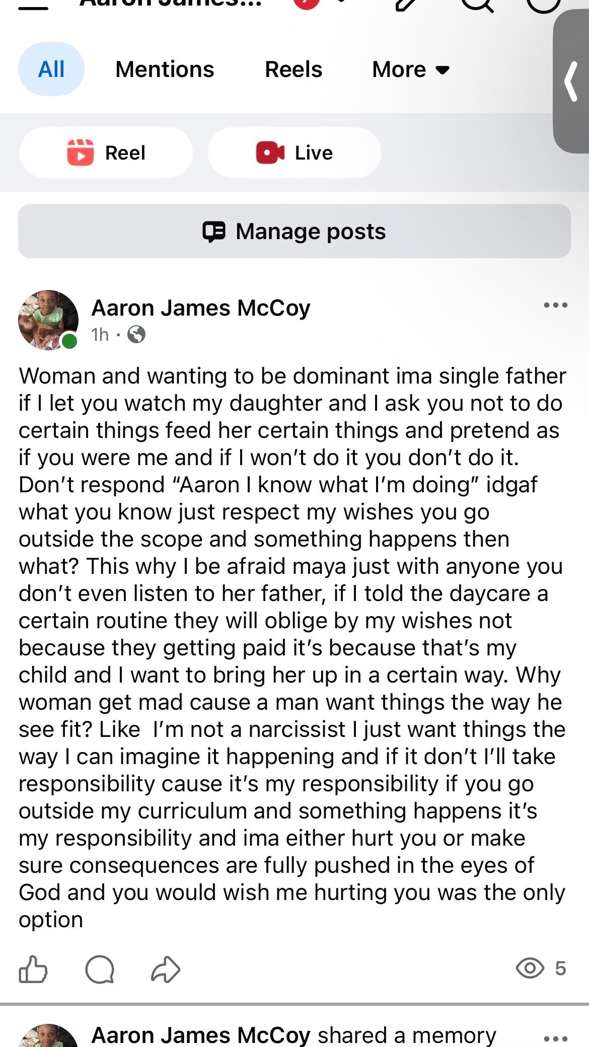 @Aaron James McCoy