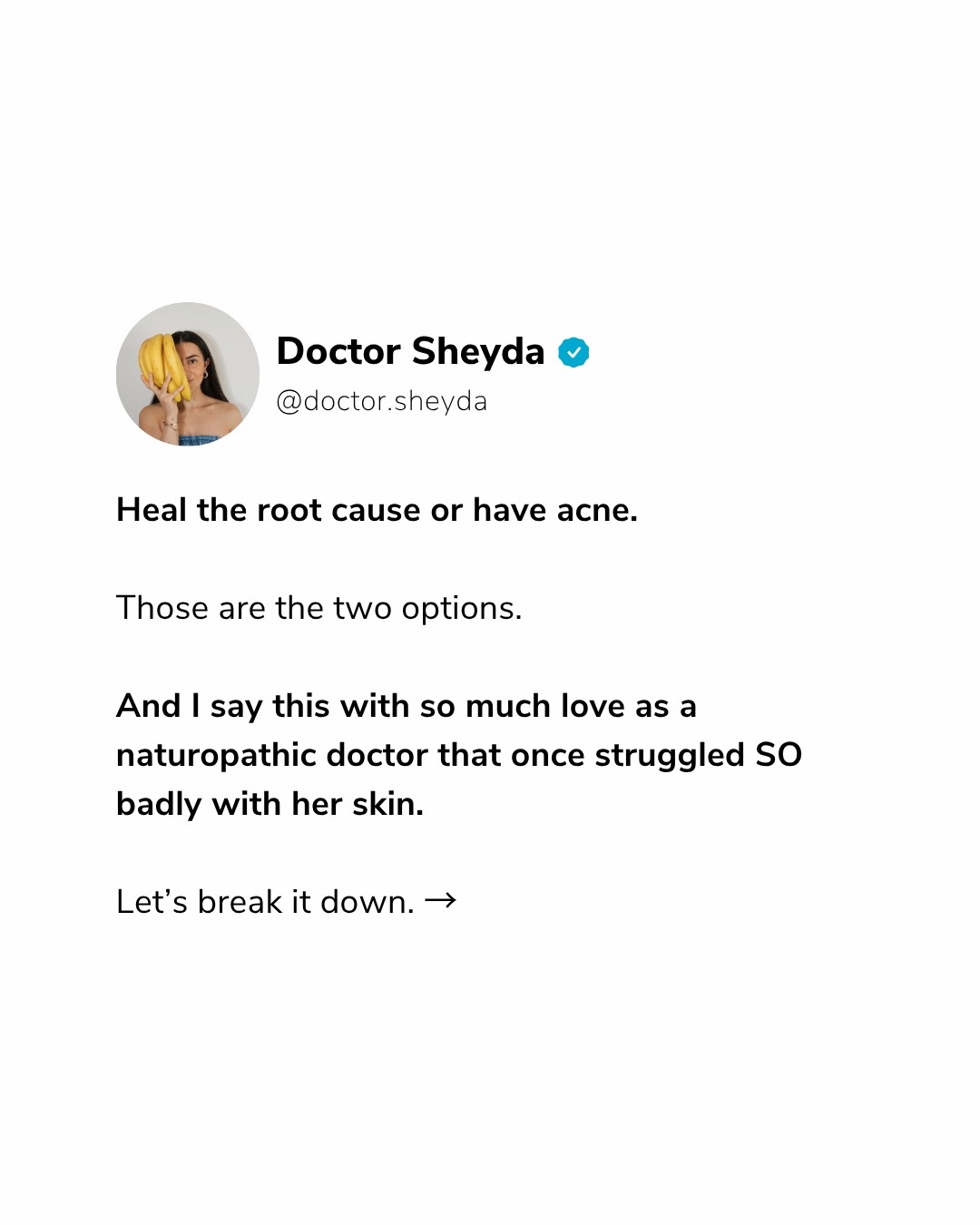 @Doctor Sheyda | Acne Expert