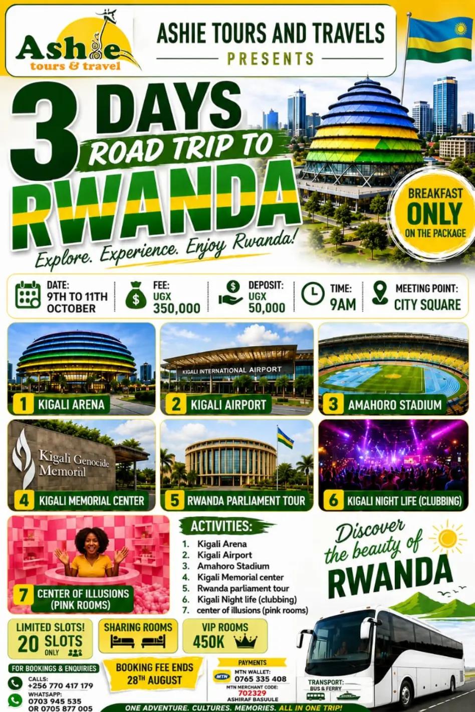 @&Agrave;SHIE TOURS & TRAVEL✈️🇺🇬🇷🇼