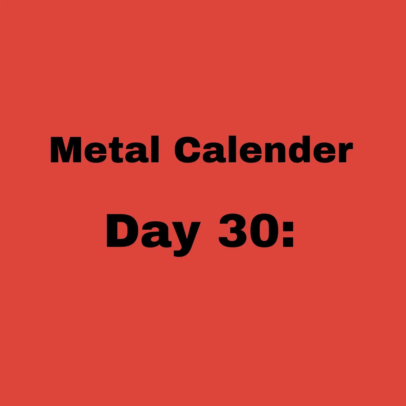 @Rock & Metal Calender