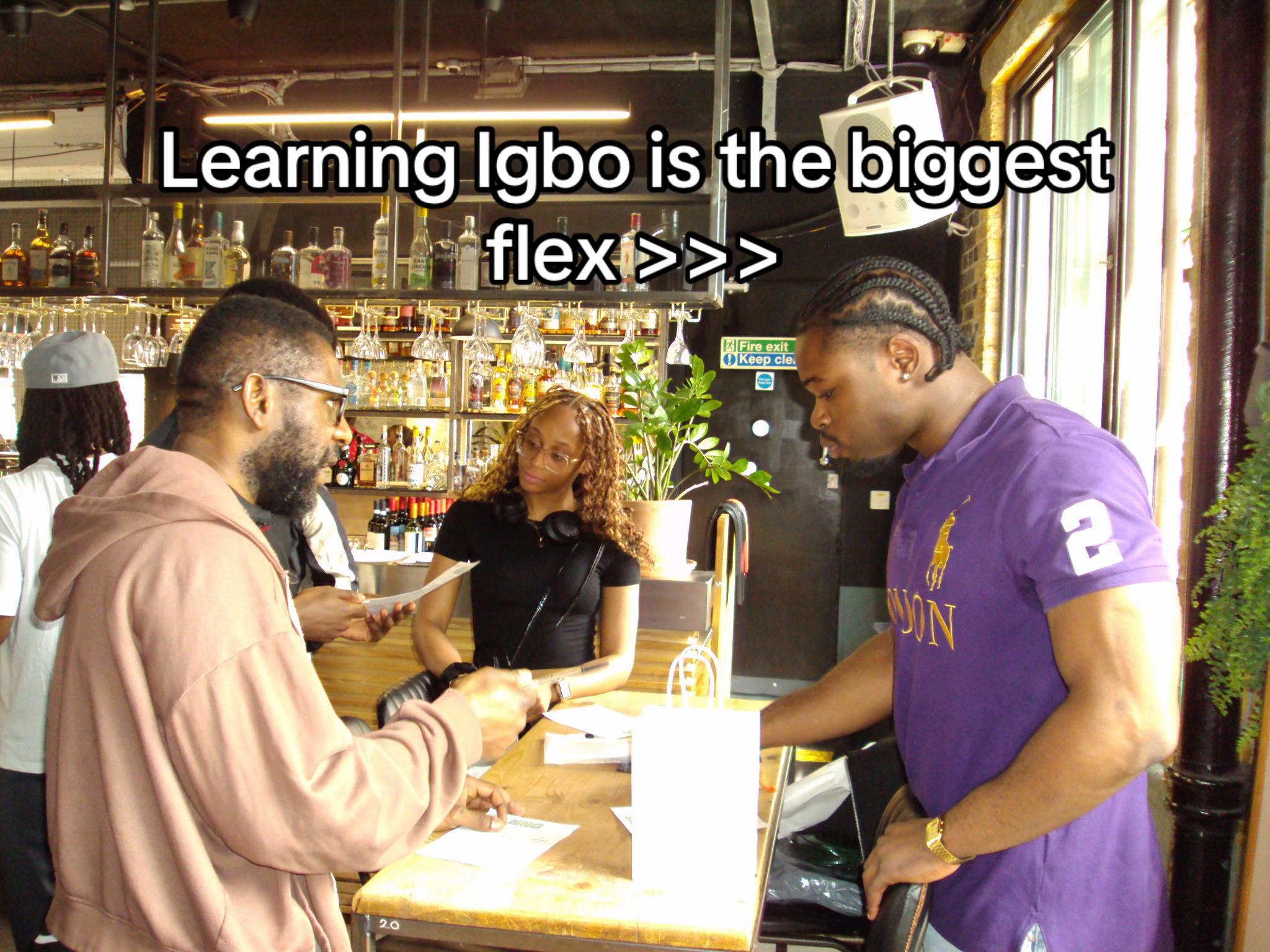 @Bido Ịsụ Igbo