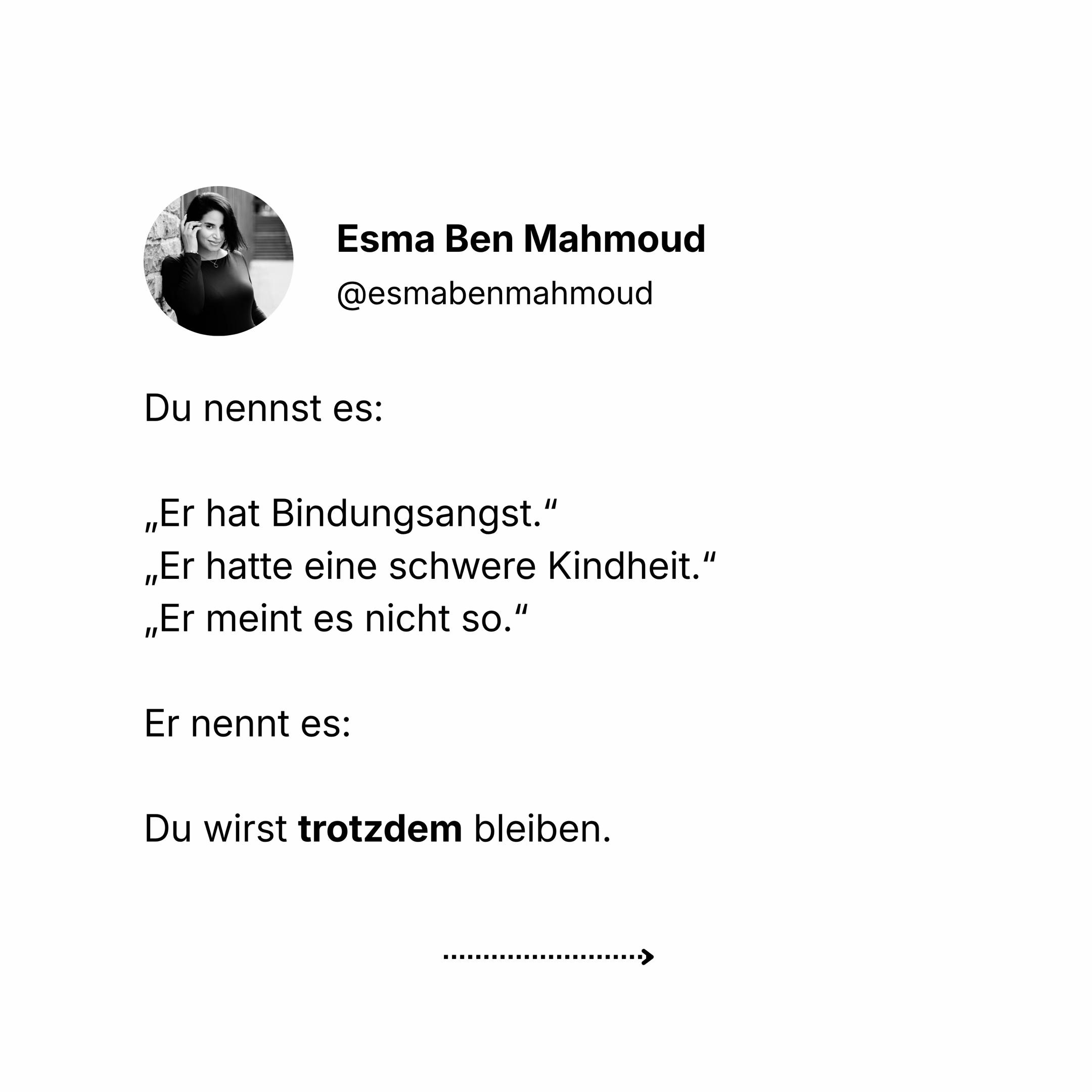 @Esma | Narzissmus & Freiheit