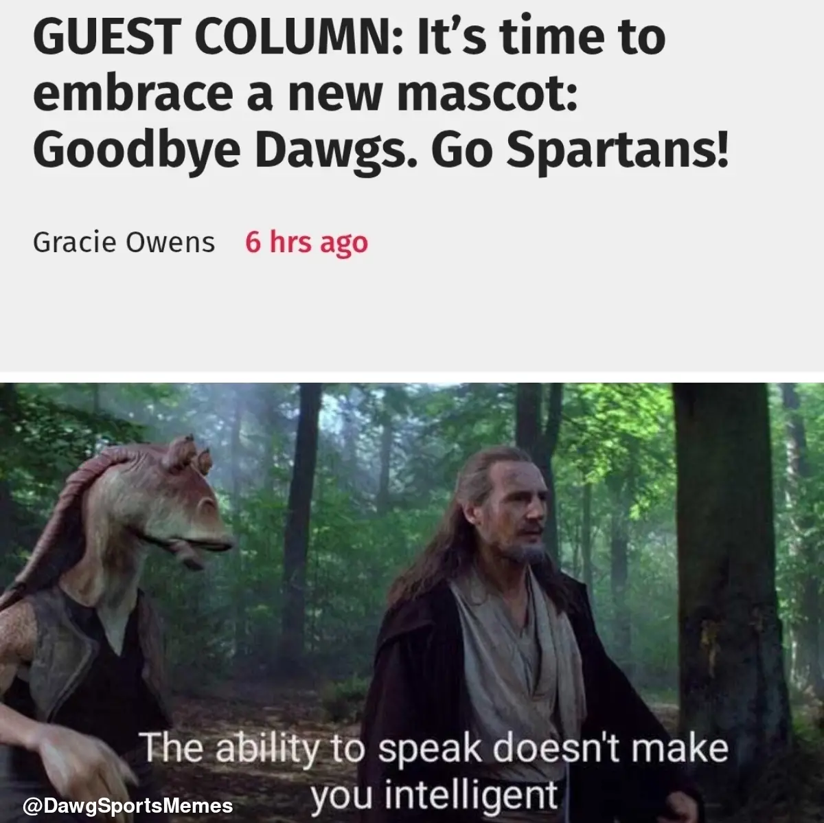 @Dawg Sports Memes